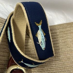 YRI Swordfish Blue Golf Belt Men’s Size 40 Made In USA